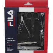 Wholesale - Fila Men's 6pk Grooming Set (Scissors/2 Clipper/File/Tweezer/Cuticle Nipper) c/p 24, UPC: 802875275640